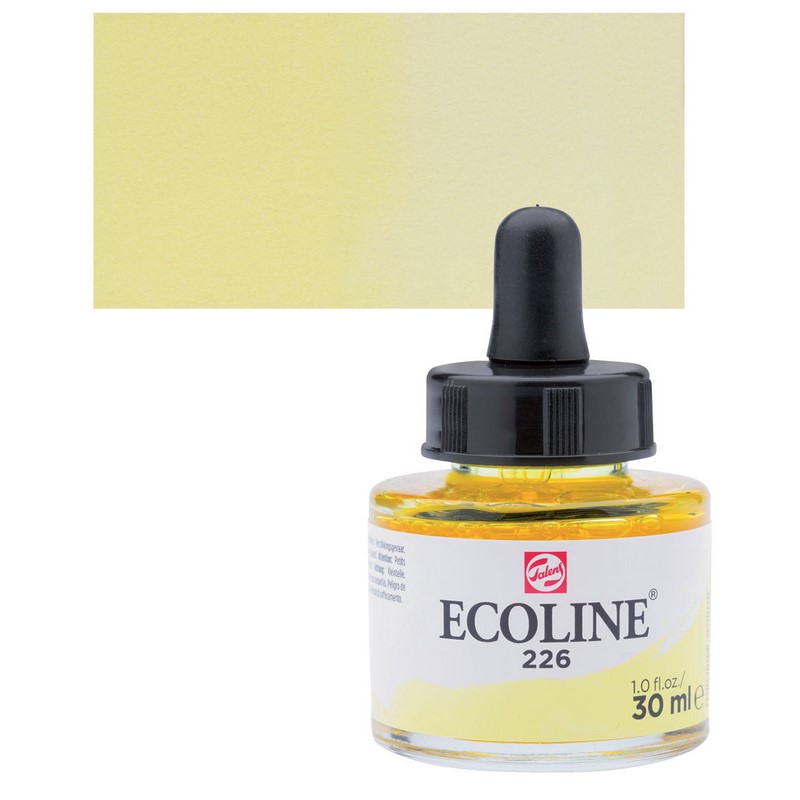 ROYAL TALENS Akvarelový ECOLINE Aquarell Ink 30ml, 226 pastel yellow