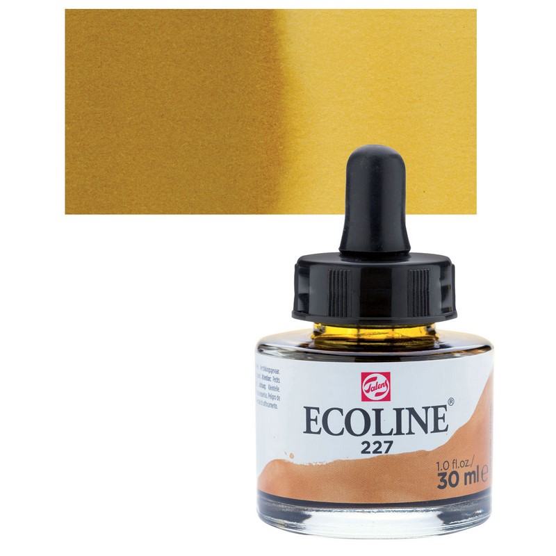 ROYAL TALENS Akvarelový ECOLINE Aquarell Ink 30ml, 227 yellow ochre