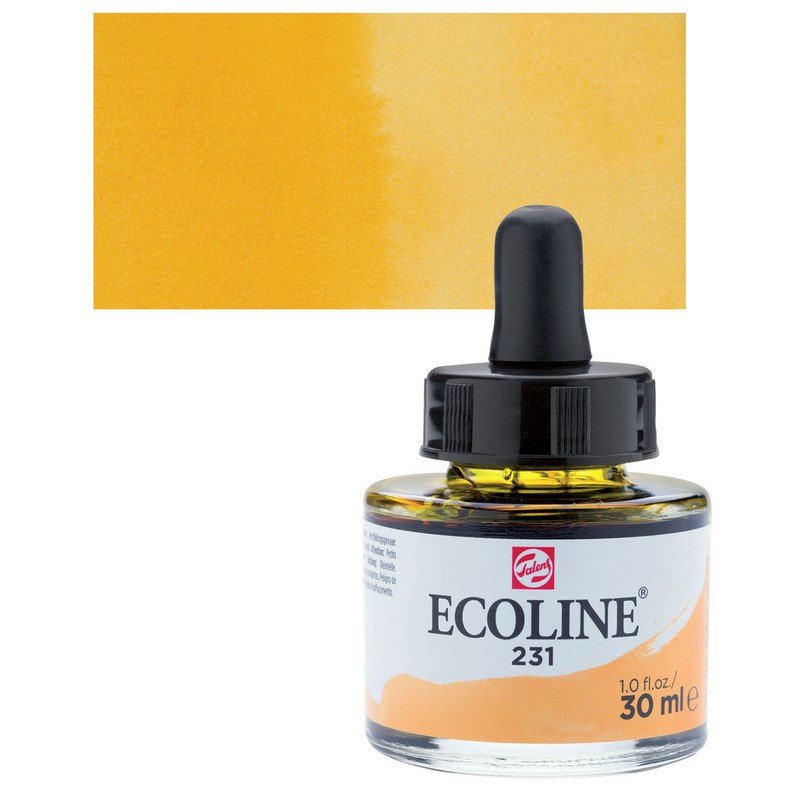 ROYAL TALENS Akvarelový ECOLINE Aquarell Ink 30ml, 231 gold ochre
