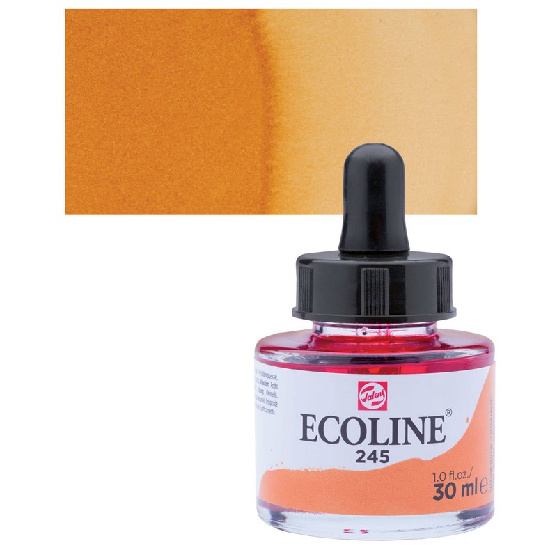 ROYAL TALENS Akvarelový ECOLINE Aquarell Ink 30ml, 245 saffron yellow