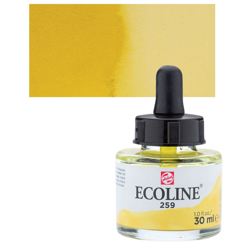 ROYAL TALENS Akvarelový ECOLINE Aquarell Ink 30ml, 259 sand yellow