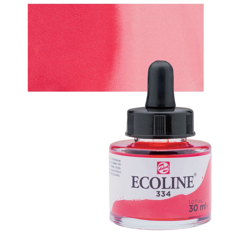 ROYAL TALENS Akvarelový ECOLINE Aquarell Ink 30ml, 334 scarlet