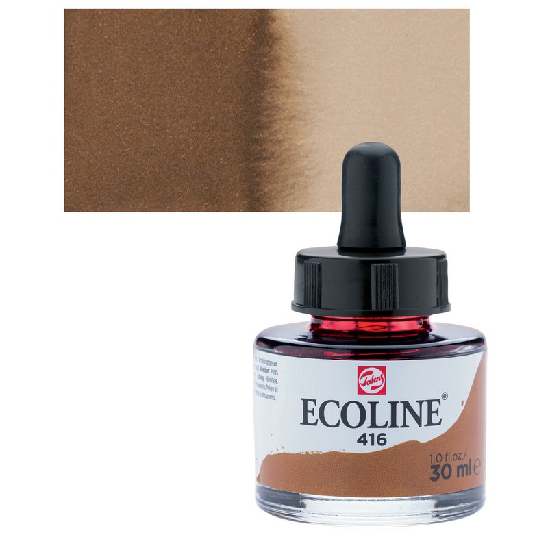 ROYAL TALENS Akvarelový ECOLINE Aquarell Ink 30ml, 416 sepia