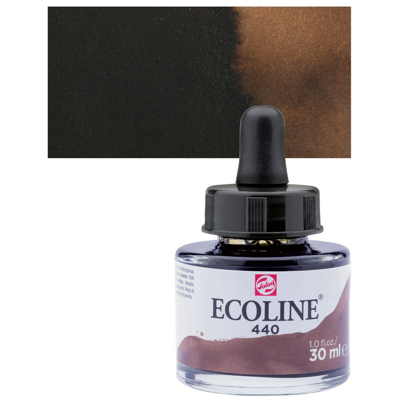 ROYAL TALENS Akvarelový ECOLINE Aquarell Ink 30ml, 440 sepia deep