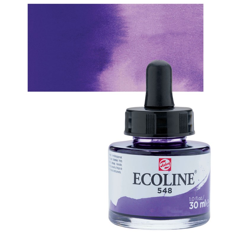 ROYAL TALENS Akvarelový ECOLINE Aquarell Ink 30ml, 548 blue violet