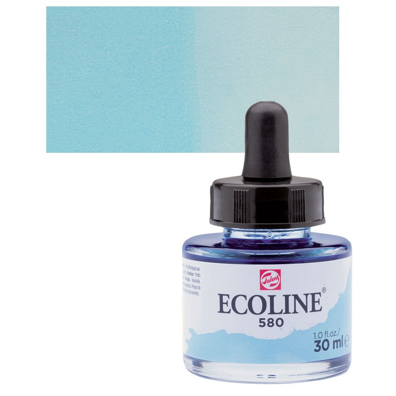 ROYAL TALENS Akvarelový ECOLINE Aquarell Ink 30ml, 580 pastel blue