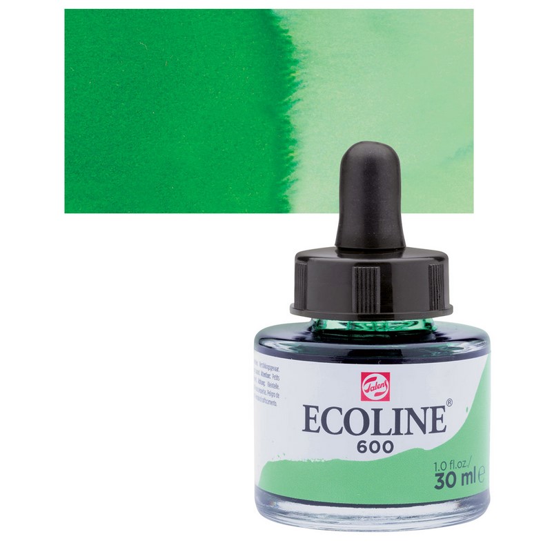 ROYAL TALENS Akvarelový ECOLINE Aquarell Ink 30ml, 600 green