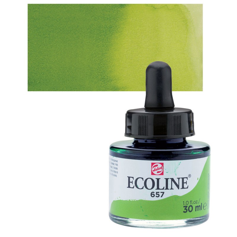 ROYAL TALENS Akvarelový ECOLINE Aquarell Ink 30ml, 657 bronze green