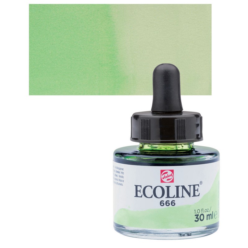 ROYAL TALENS Akvarelový ECOLINE Aquarell Ink 30ml, 666 pastel green