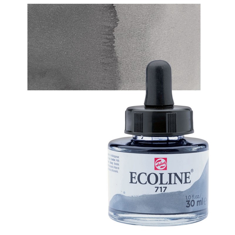 ROYAL TALENS Akvarelový ECOLINE Aquarell Ink 30ml, 717 cold grey