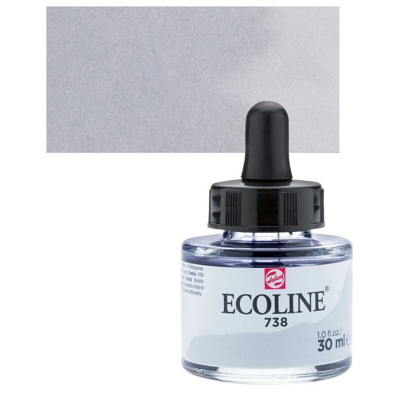 ROYAL TALENS Akvarelový ECOLINE Aquarell Ink 30ml, 738 cold grey light