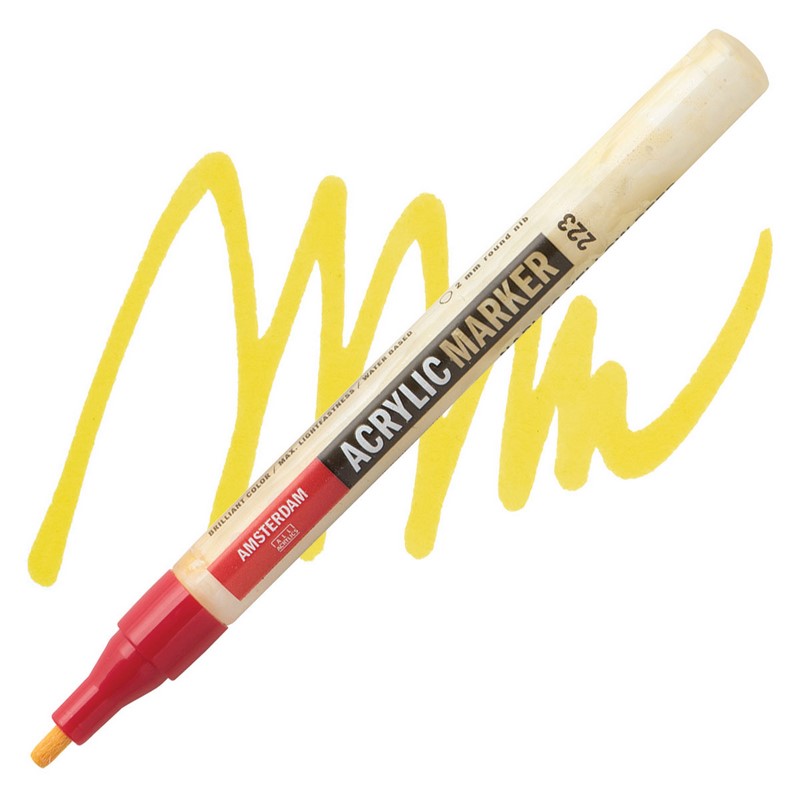 AMSTERDAM Acrylic Marker 2mm, 223 naples yellow deep