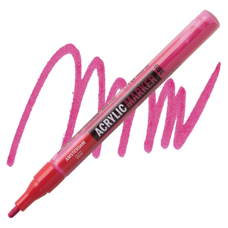 AMSTERDAM Acrylic Marker 2mm, 369 primary magenta