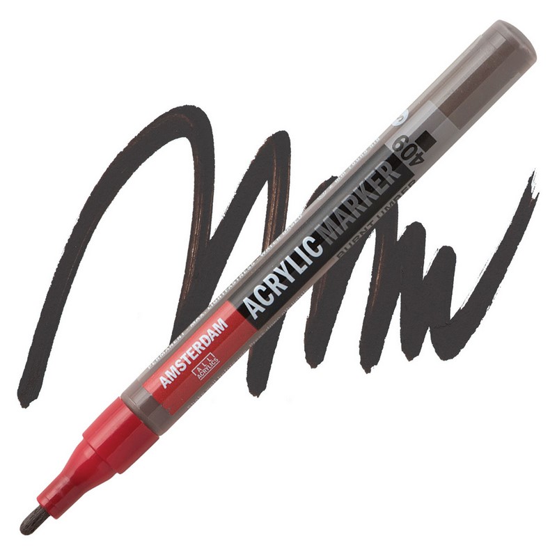 AMSTERDAM Acrylic Marker 2mm, 409 burnt umber