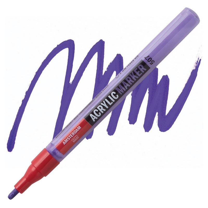 AMSTERDAM Acrylic Marker 2mm, 507 ultramarine violet