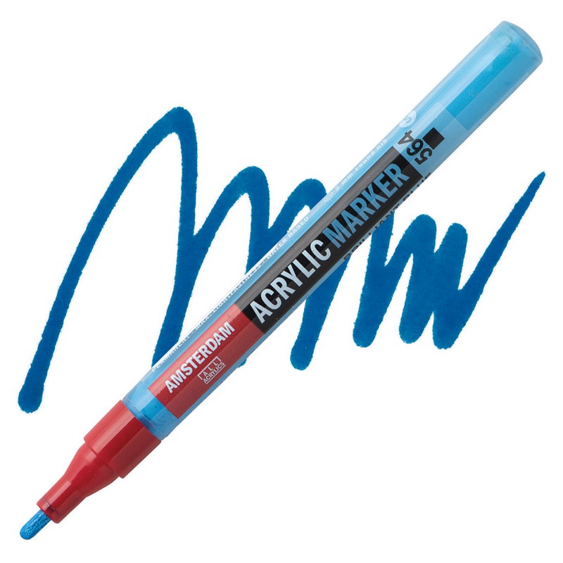 AMSTERDAM Acrylic Marker 2mm, 564 brilliant blue
