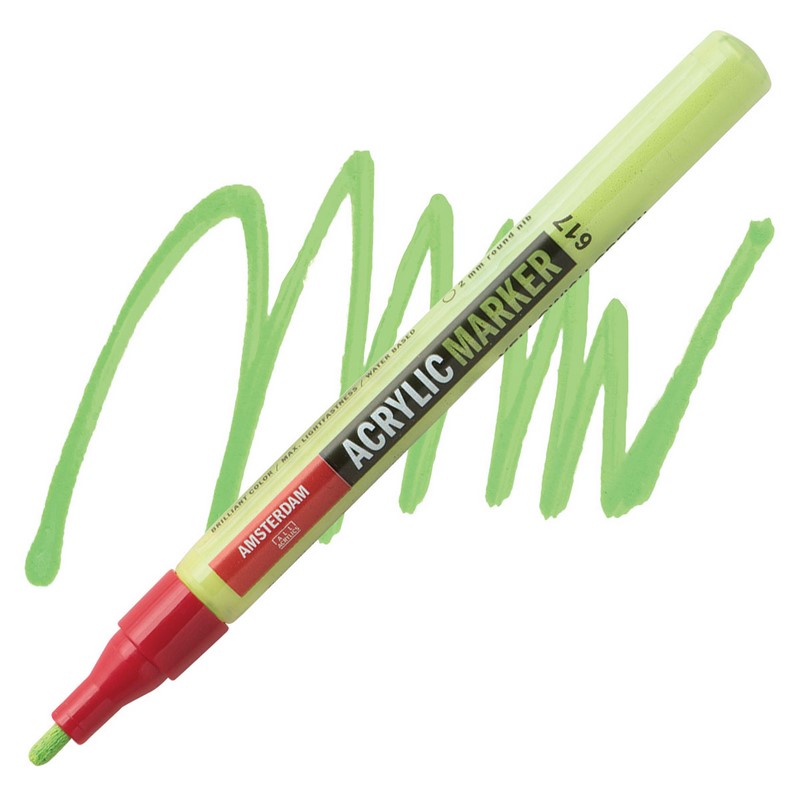 AMSTERDAM Acrylic Marker 2mm, 617 yellowish green