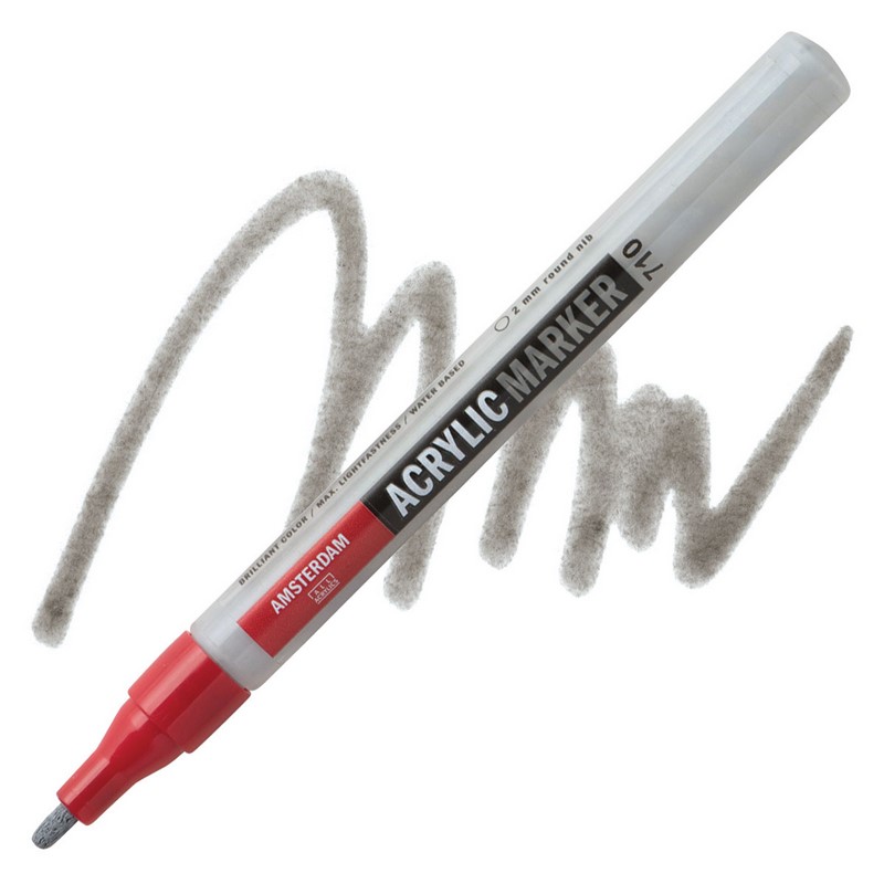 AMSTERDAM Acrylic Marker 2mm, 710 neutral grey