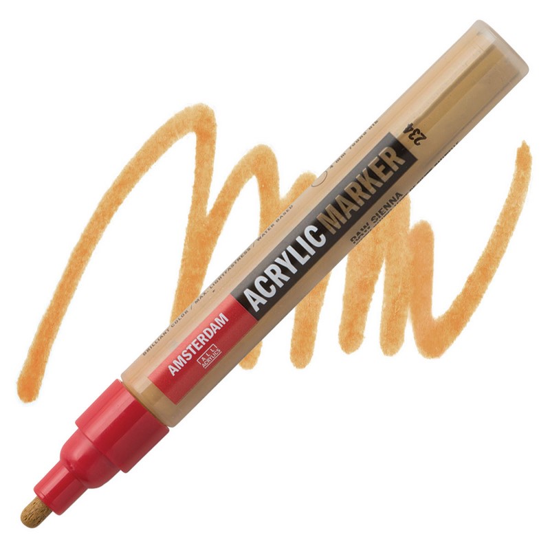 AMSTERDAM Acrylic Marker 4mm, 234 raw sienna