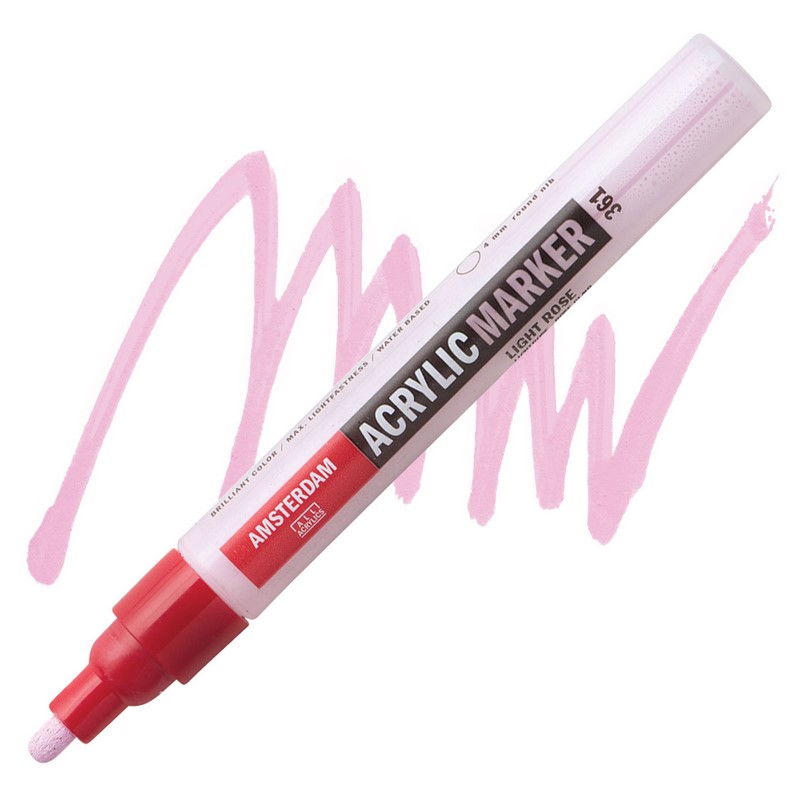 AMSTERDAM Acrylic Marker 4mm, 361 light rose