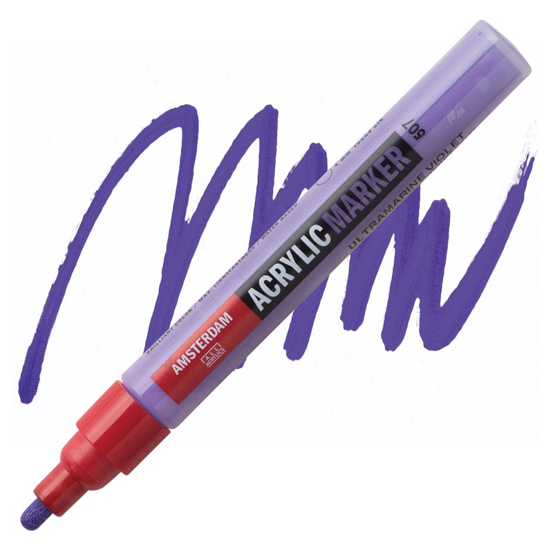 AMSTERDAM Acrylic Marker 4mm, 507 ultramarine violet