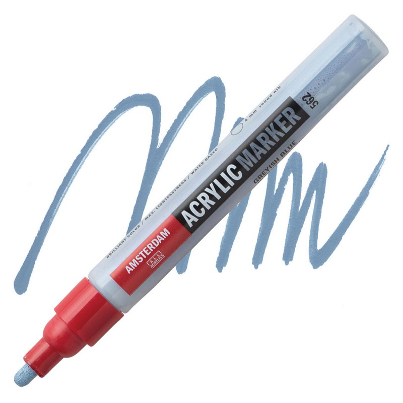 AMSTERDAM Acrylic Marker 4mm, 562 greyish blue