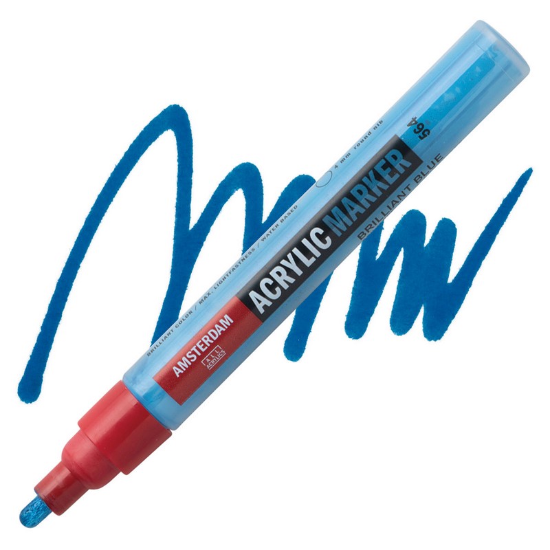 AMSTERDAM Acrylic Marker 4mm, 564 brilliant blue