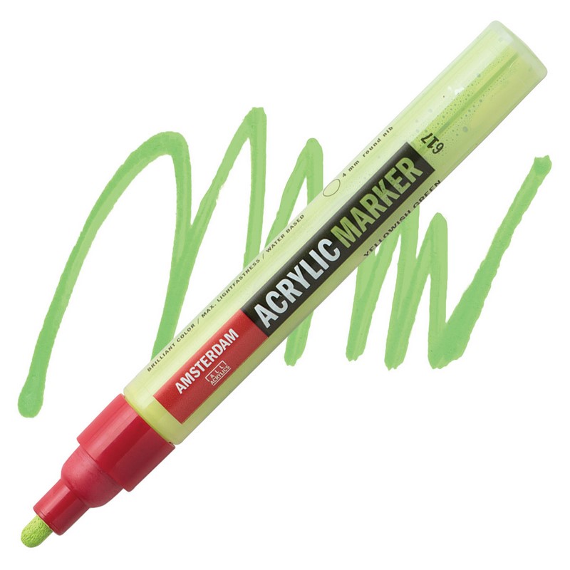 AMSTERDAM Acrylic Marker 4mm, 617 yellowish green