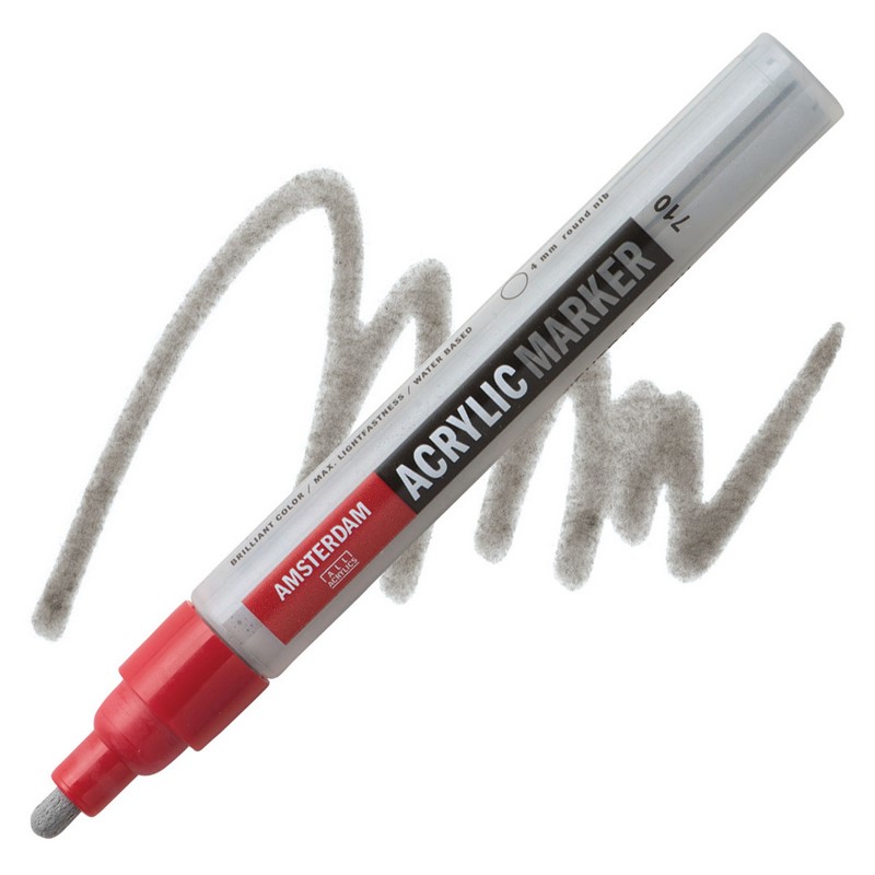 AMSTERDAM Acrylic Marker 4mm, 710 neutral grey