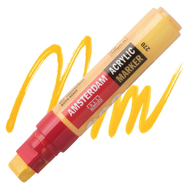 AMSTERDAM Acrylic Marker 15mm, 270 azo yellow deep