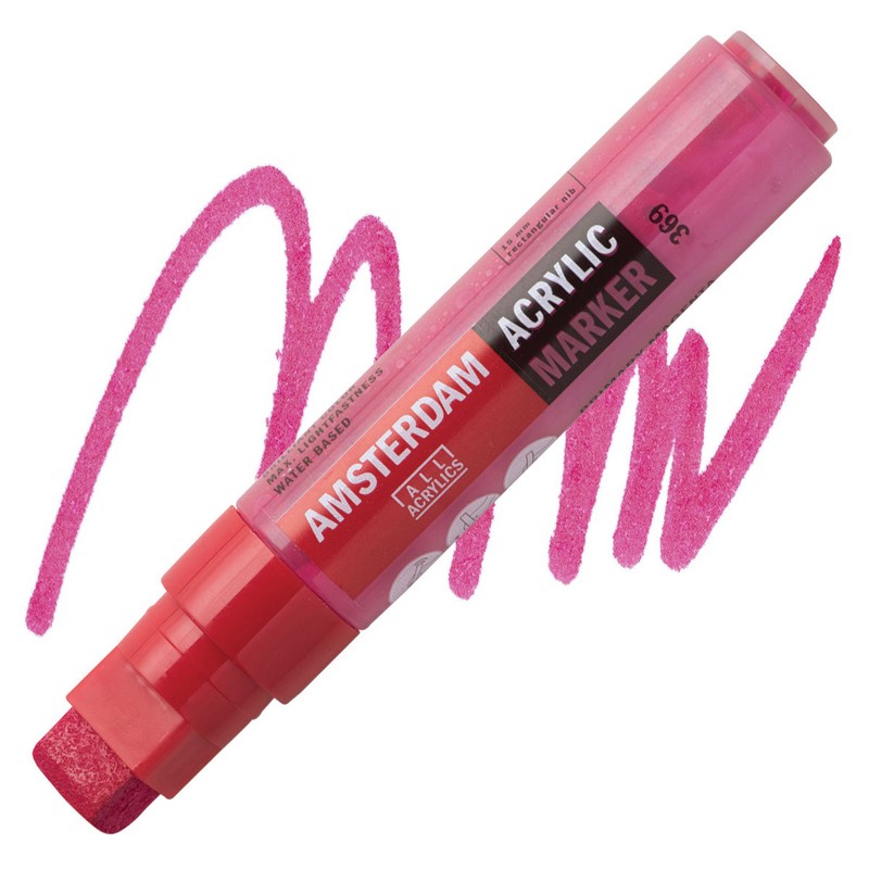 AMSTERDAM Acrylic Marker 15mm, 369 primary magenta