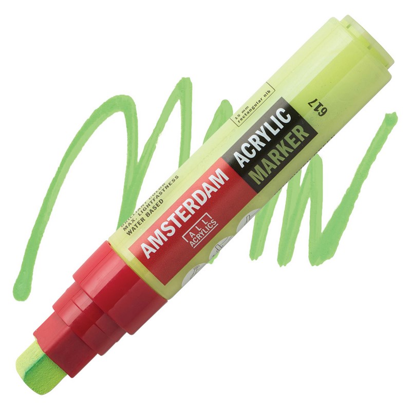 AMSTERDAM Acrylic Marker 15mm, 617 yellowish green