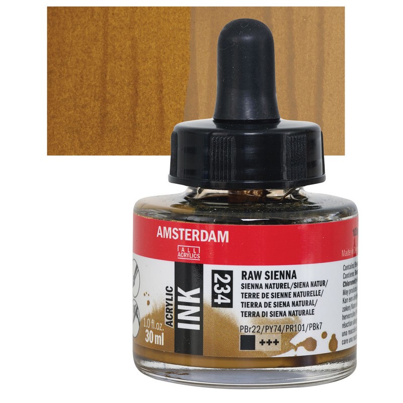 AMSTERDAM Acrylic Ink 30ml, 234 raw sienna