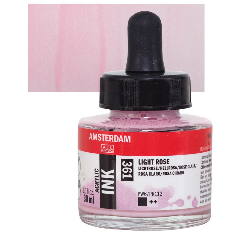 AMSTERDAM Acrylic Ink 30ml, 361 light rose