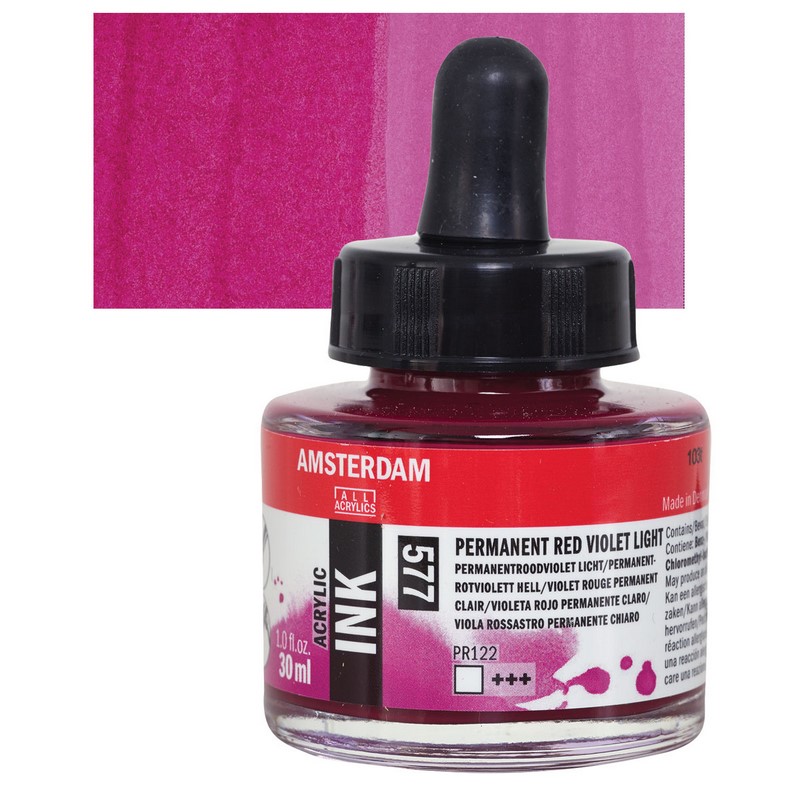 AMSTERDAM Acrylic Ink 30ml, 577 permanent red violet light