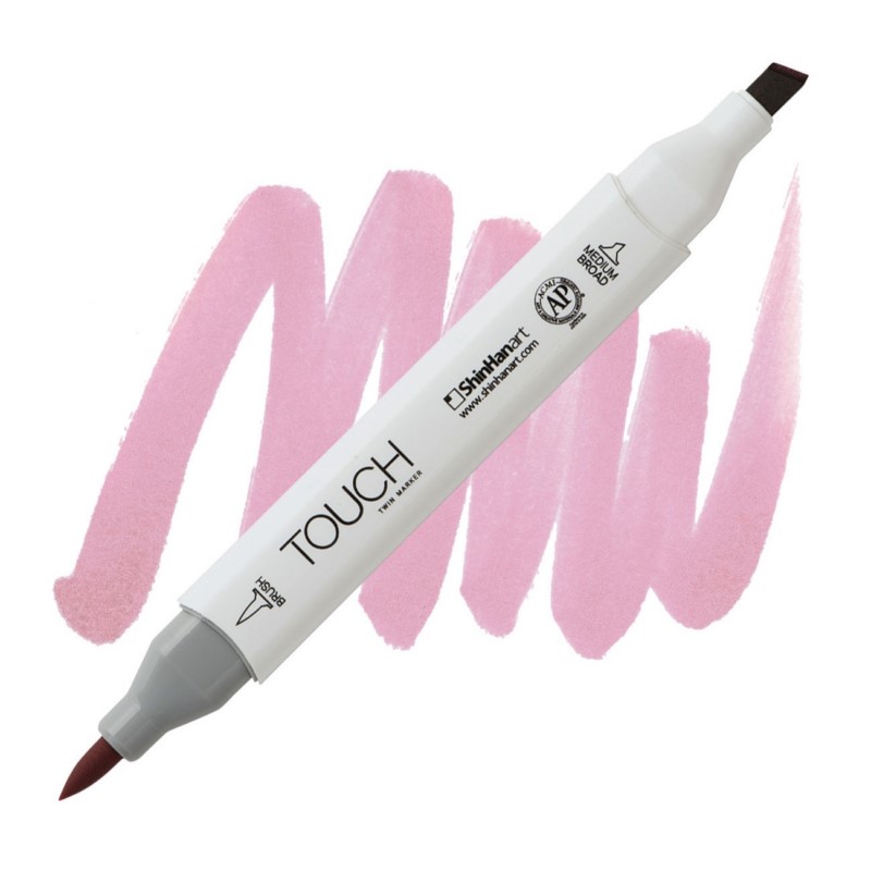 Lihová fixa TOUCH oboustranná Brush & Chisel, RP293 Dull cosmos purple