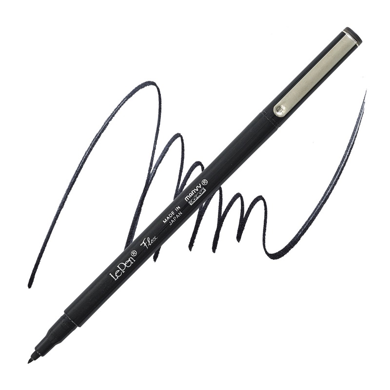 MARVY popisovač M4800 LePen Flex, černý