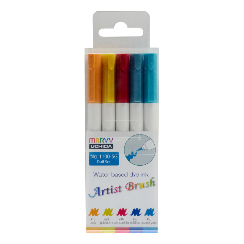 MARVY Artist Brush, sada 5ks Dull