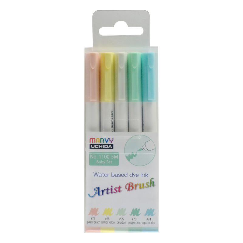 MARVY Artist Brush, sada 5ks Baby