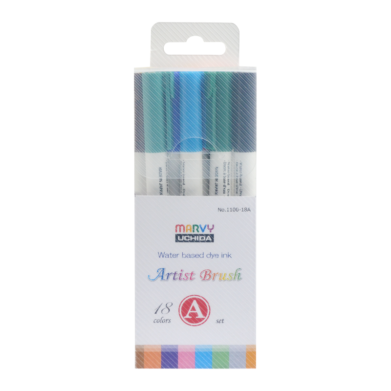 MARVY Artist Brush, sada 18ks základní A