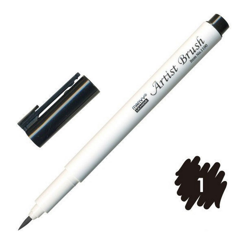 MARVY Artist Brush 1 BLACK