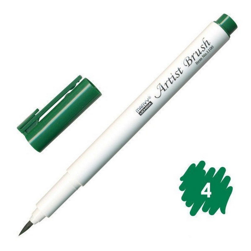 MARVY Artist Brush 4 GREEN