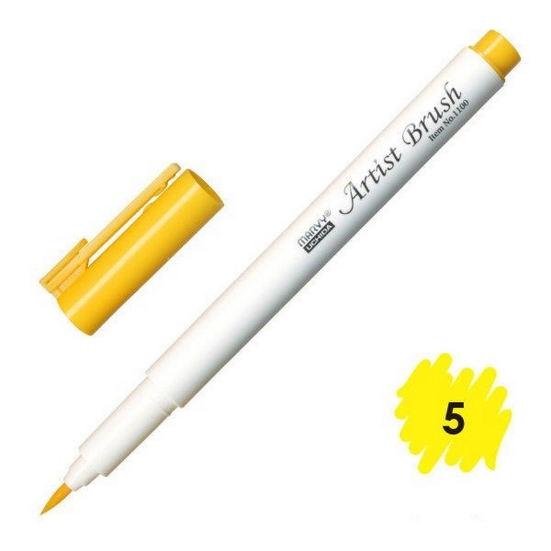 MARVY Artist Brush 5 YELLOW