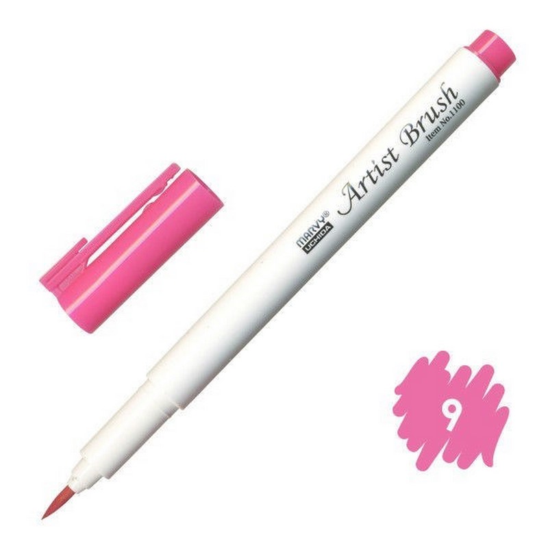 MARVY Artist Brush 9 PINK