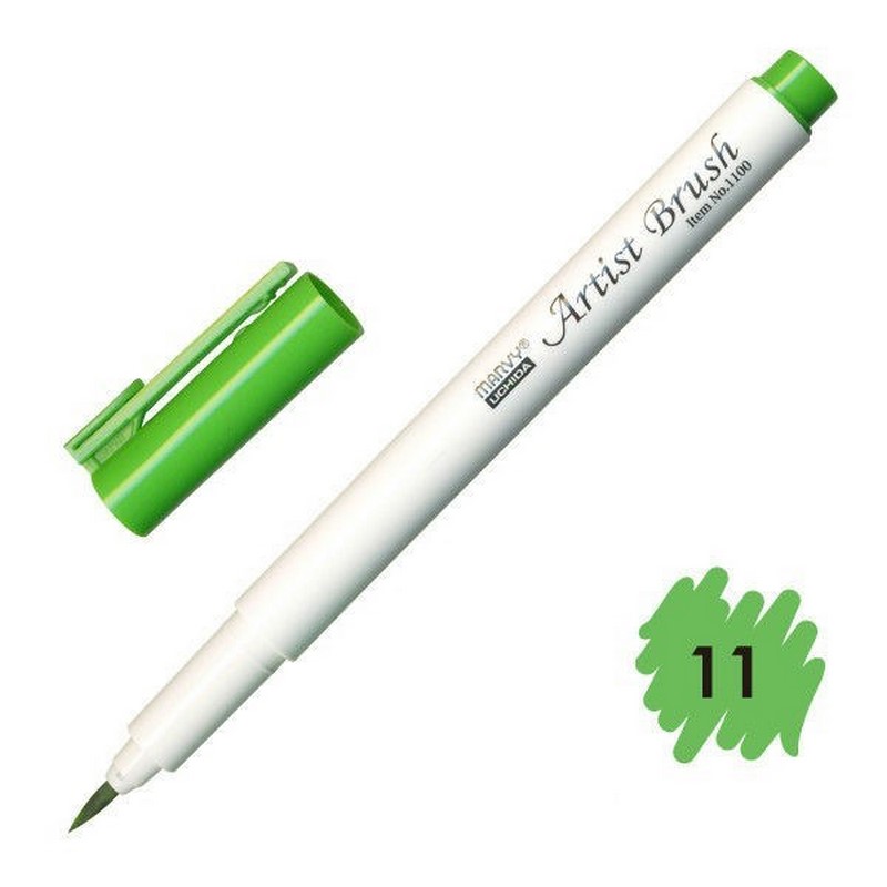 MARVY Artist Brush 11 LIGHT GREEN