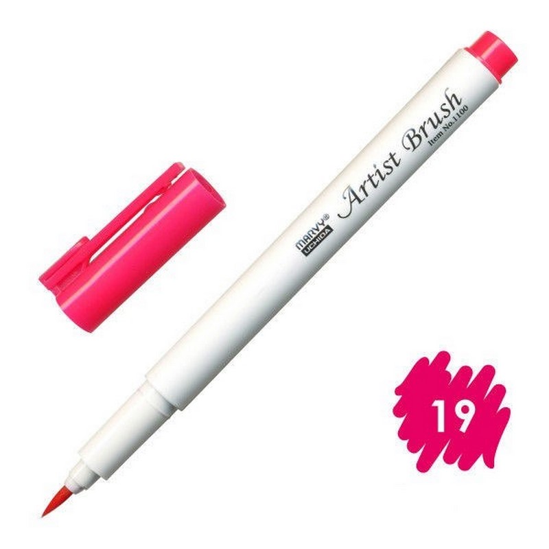 MARVY Artist Brush 19 CARMINE