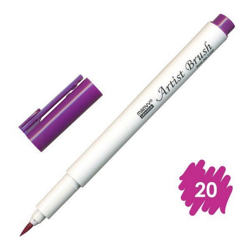 MARVY Artist Brush 20 MAGENTA