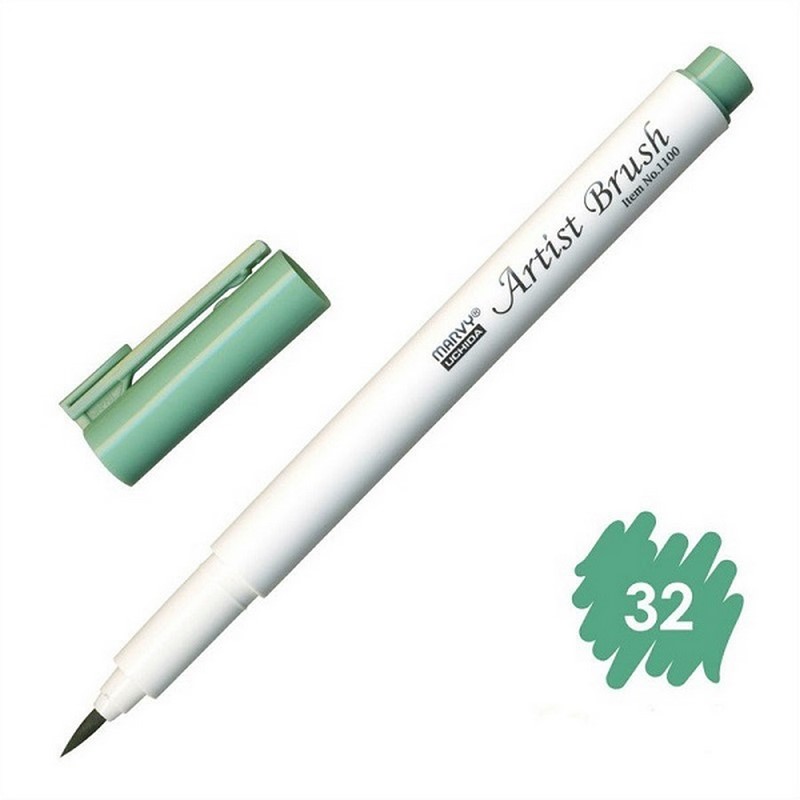 MARVY Artist Brush 32 LAUREL GREEN