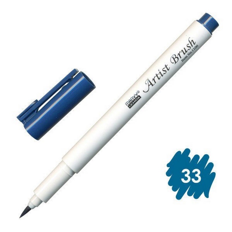 MARVY Artist Brush 33 ORIENTAL BLUE