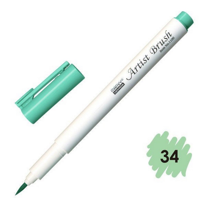 MARVY Artist Brush 34 PALE GREEN